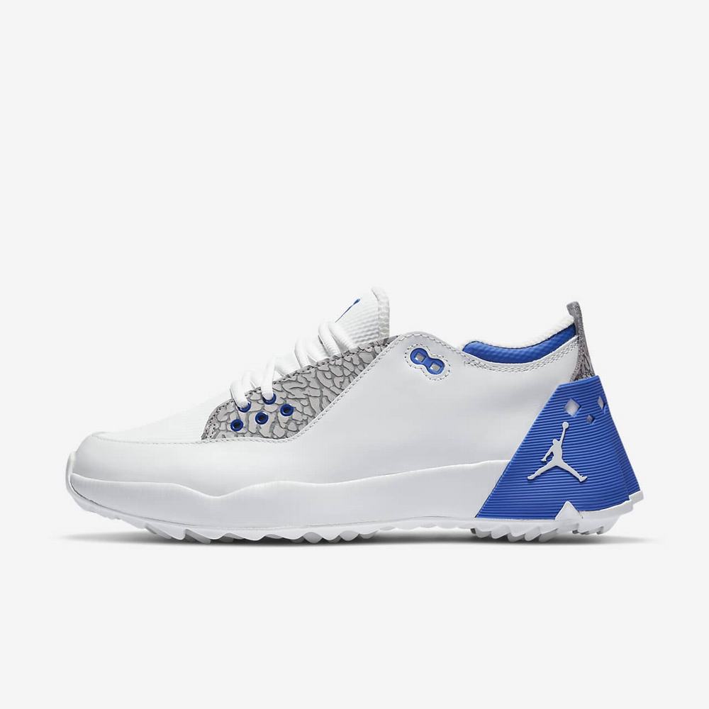 Chaussure De Golf Nike Jordan ADG 2 Blanche 5382-749 Summit White/Hyper Royal/Atmosphere Grey/Summit White Homme | USS-80599911